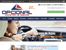 Tablet Screenshot of opcionalseguros.com.br